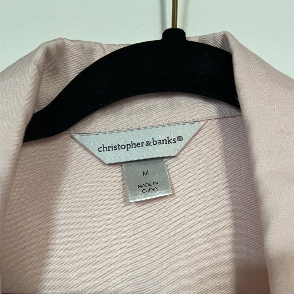 Christopher & Banks Blush Utility Jacket - Picture 2 of 5
